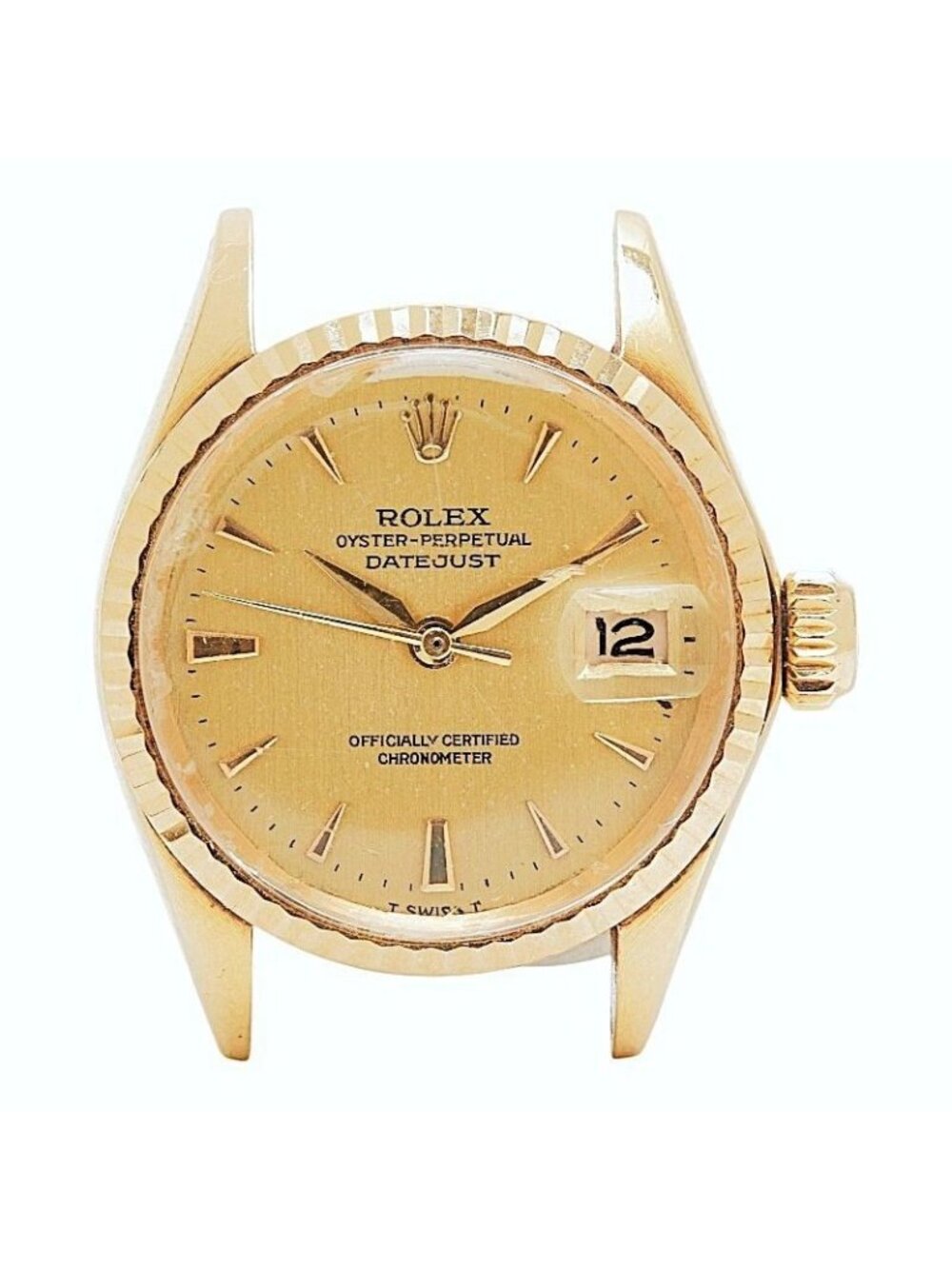Rolex Datejust Watch Gold 18k Yellow